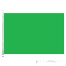 90*150 cm F1_zielona flaga 100% poliester